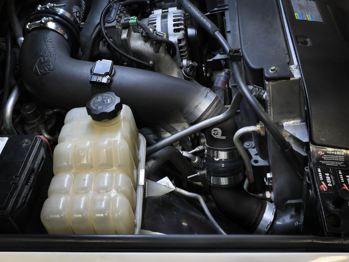 BladeRunner 3 Inch & 3-1/2 Inch Aluminum Hot and Cold Charge Pipe Kit GM Diesel Trucks 06-10 V8-6.6L (td) Lbz/Lmm aFe Power-13