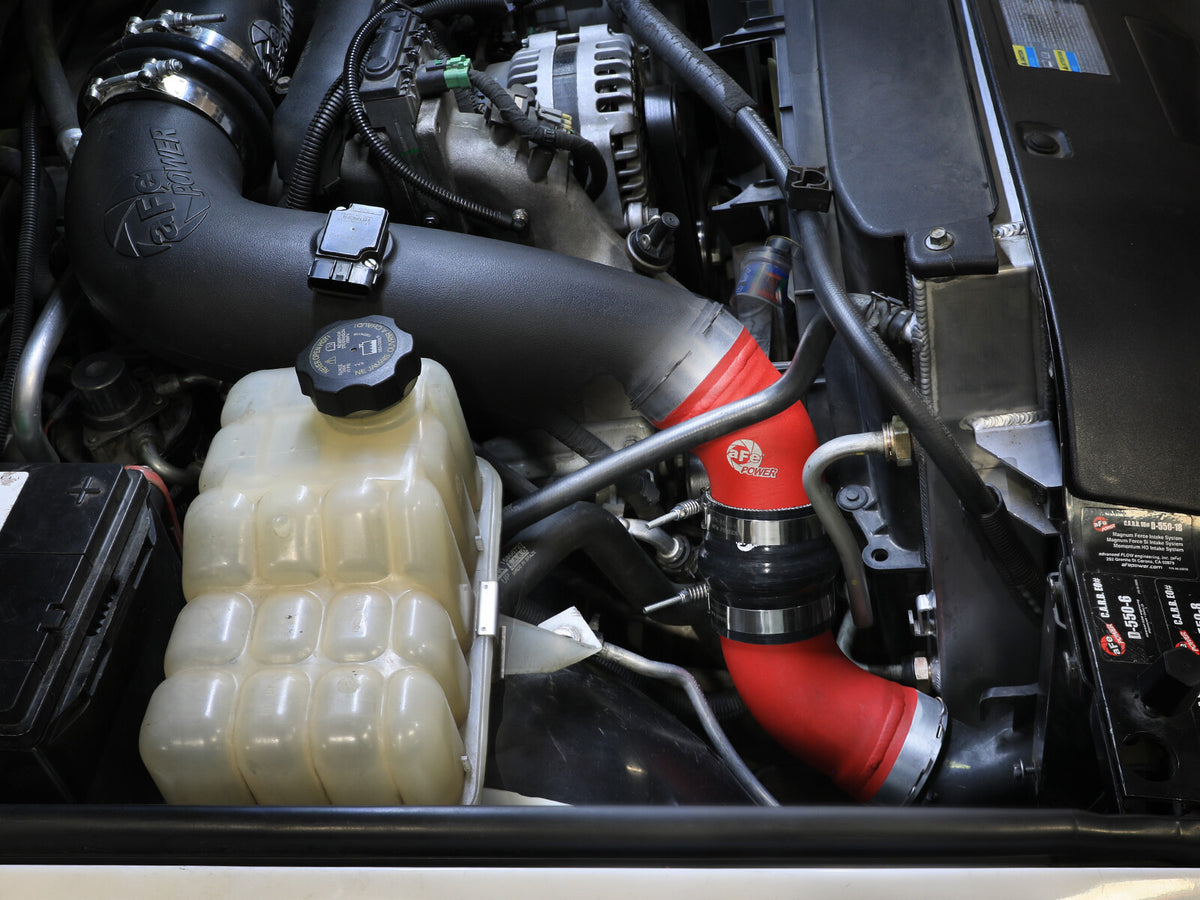 BladeRunner 3-1/2 Inch Aluminum Cold Charge Pipe Black GM Diesel Trucks 06-10 V8-6.6L (td) Lbz/Lmm aFe Power-6