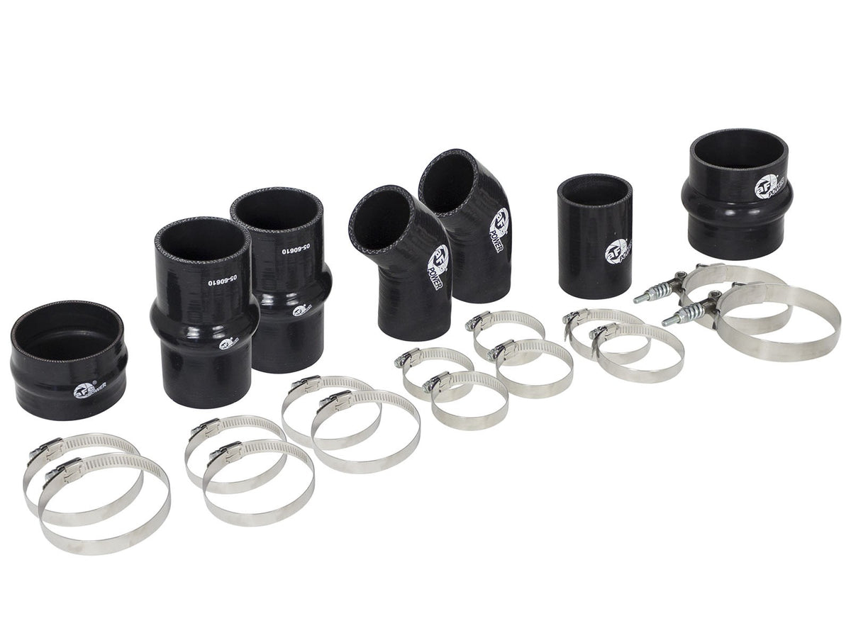 BladeRunner Intercooler Couplings & Clamps Kit; Tubes Only Ford F-150 11-14 V6-3.5L (tt) aFe Power