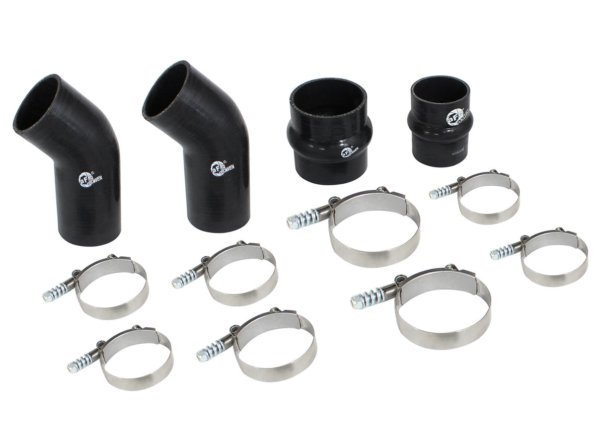 BladeRunner Intercooler Couplings & Clamps Kit; Tubes Only Dodge Ram Diesel Trucks 13-18 L6-6.7L (td) aFe Power