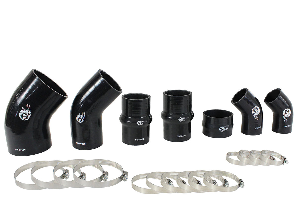 BladeRunner Intercooler Couplings & Clamps Kit; Tubes Only Ford F-150 15-19 V6-3.5L (tt) aFe Power