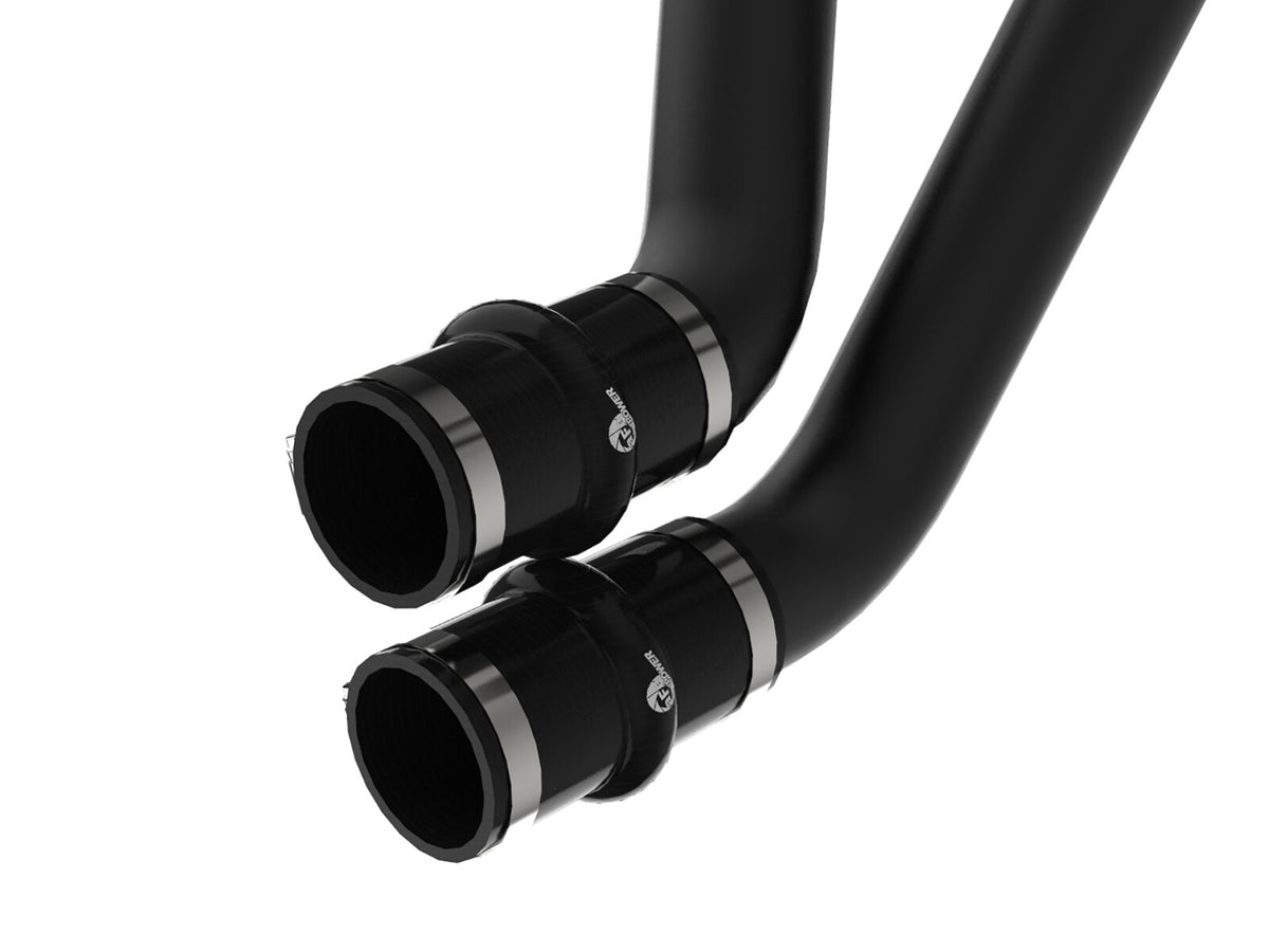 BladeRunner 2-1/2 Inch Aluminum Hot Charge Pipe Black Ford F-150 Raptor 17-20 V6-3.5L (tt) aFe Power-4