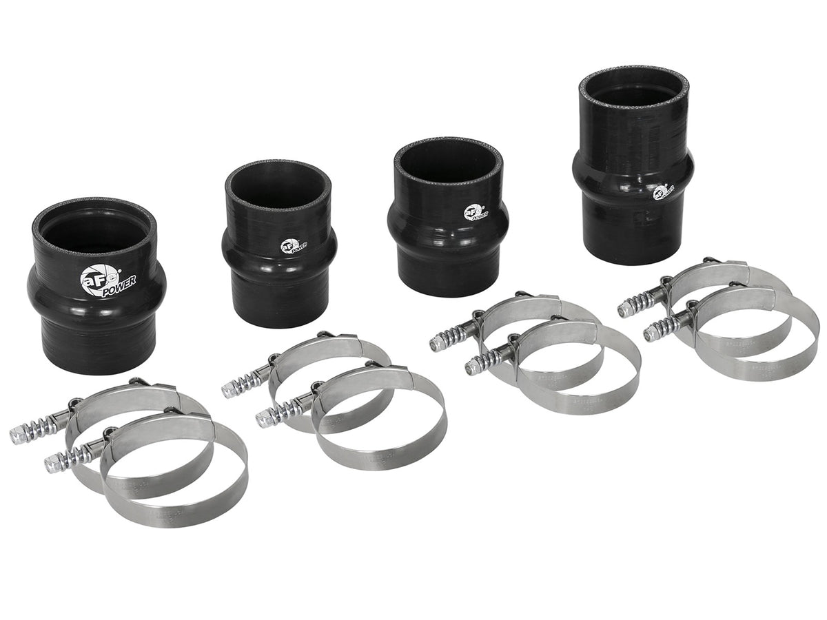 BladeRunner Intercooler Coupling & Clamp Kit for Factory Intercooler & Tubes GM Diesel Trucks 17-19 V8-6.6L (td) L5P aFe Power