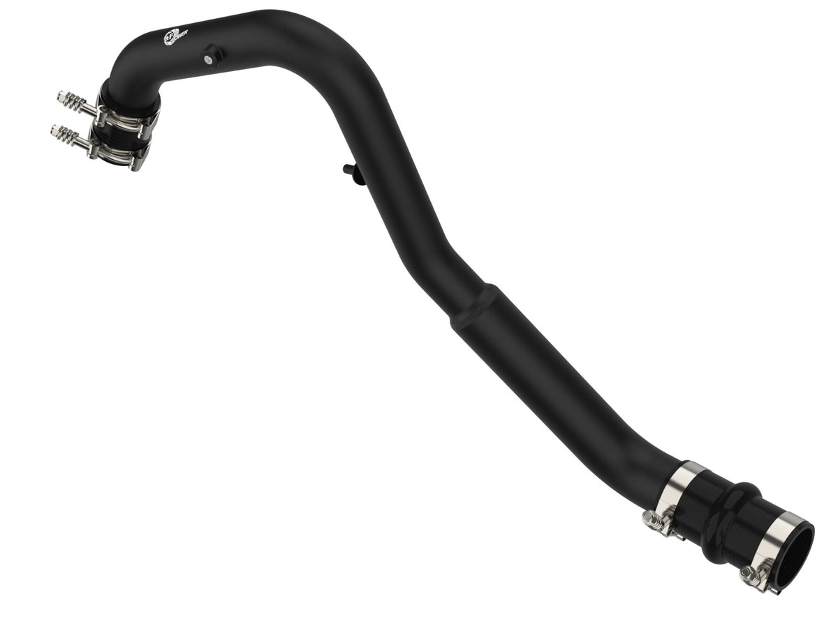 BladeRunner 2 Inch to 2-1/2 Inch Aluminum Hot Charge Pipe Black Ford F-150 21-24 V6-2.7L (tt) aFe Power-6