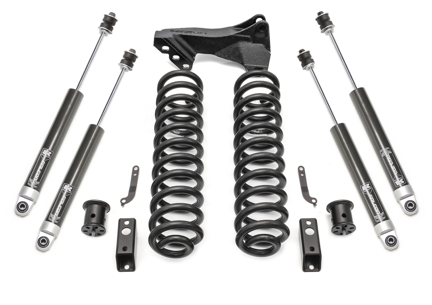 2.5 Inch Coil Spring Front Lift Kit W/Falcon 1.1 Monotube Shocks Front/Rear 2011-2016 Ford F-250/F-350 Super Duty Diesel 4WD ReadyLIFT