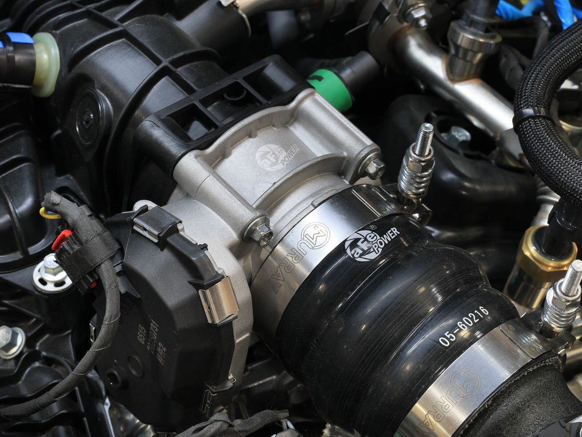 65mm Throttle Body Ford Bronco/Edge St/Explorer/F-150/Mustang/Ranger L4-2.3L (t) & V6-2.7L/3.0L (tt) EcoBoost aFe Power-5