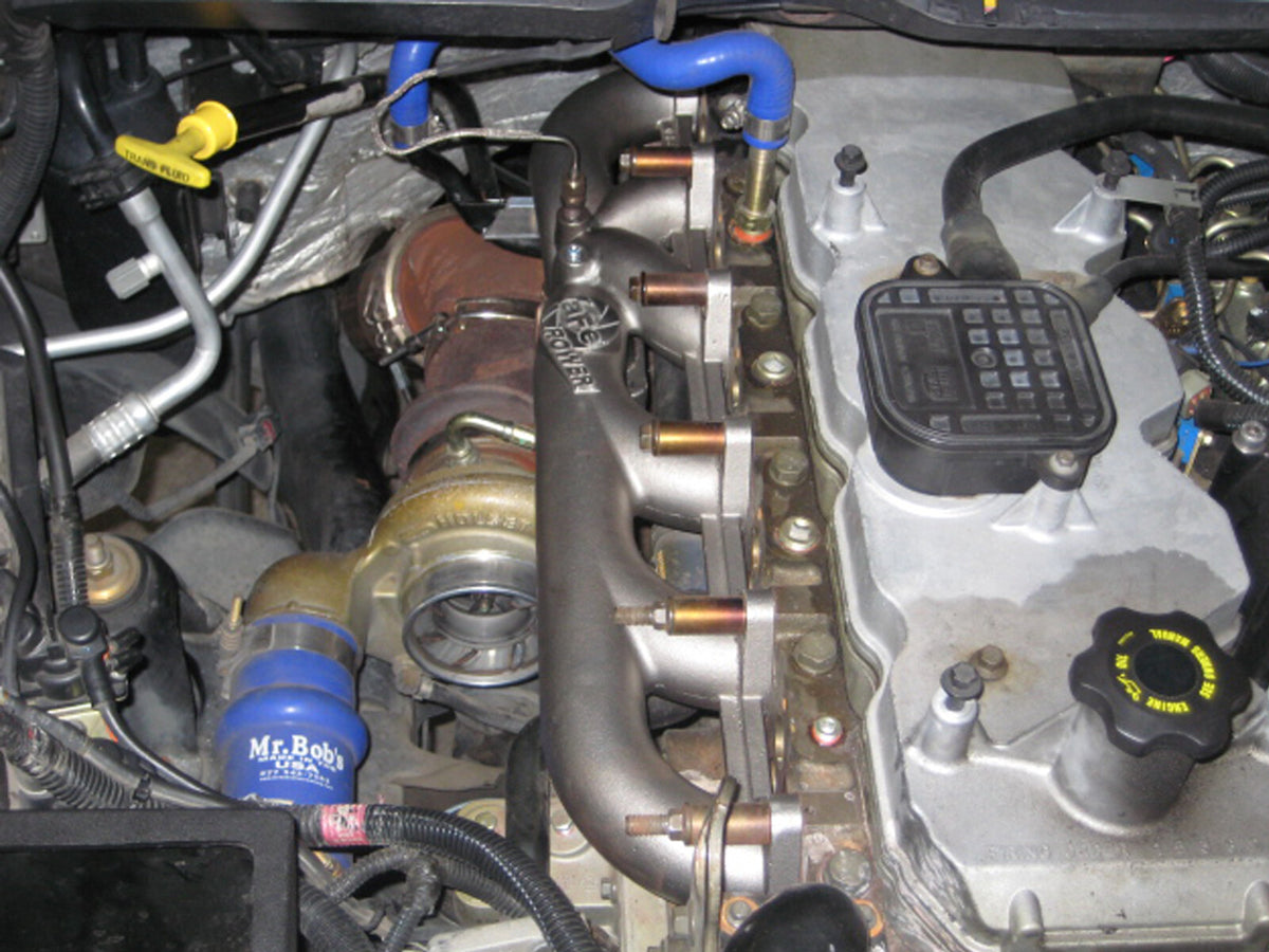BladeRunner 409 Stainless Steel Exhaust Manifold Dodge Diesel Trucks 03-07 L6-5.9L (td) aFe Power-7