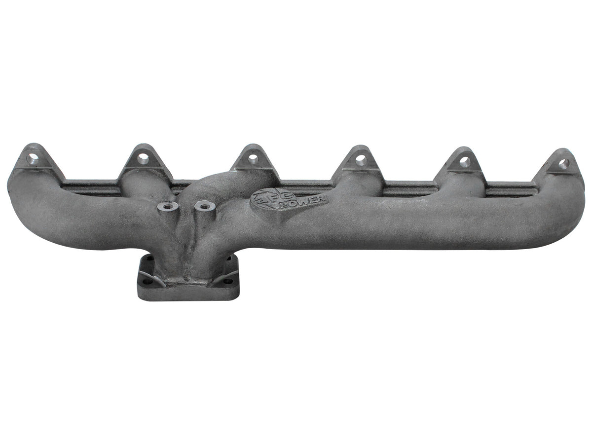 BladeRunner Ported Ductile Iron Exhaust Manifold Dodge Diesel Trucks 03-07 L6-5.9L (td) aFe Power-4