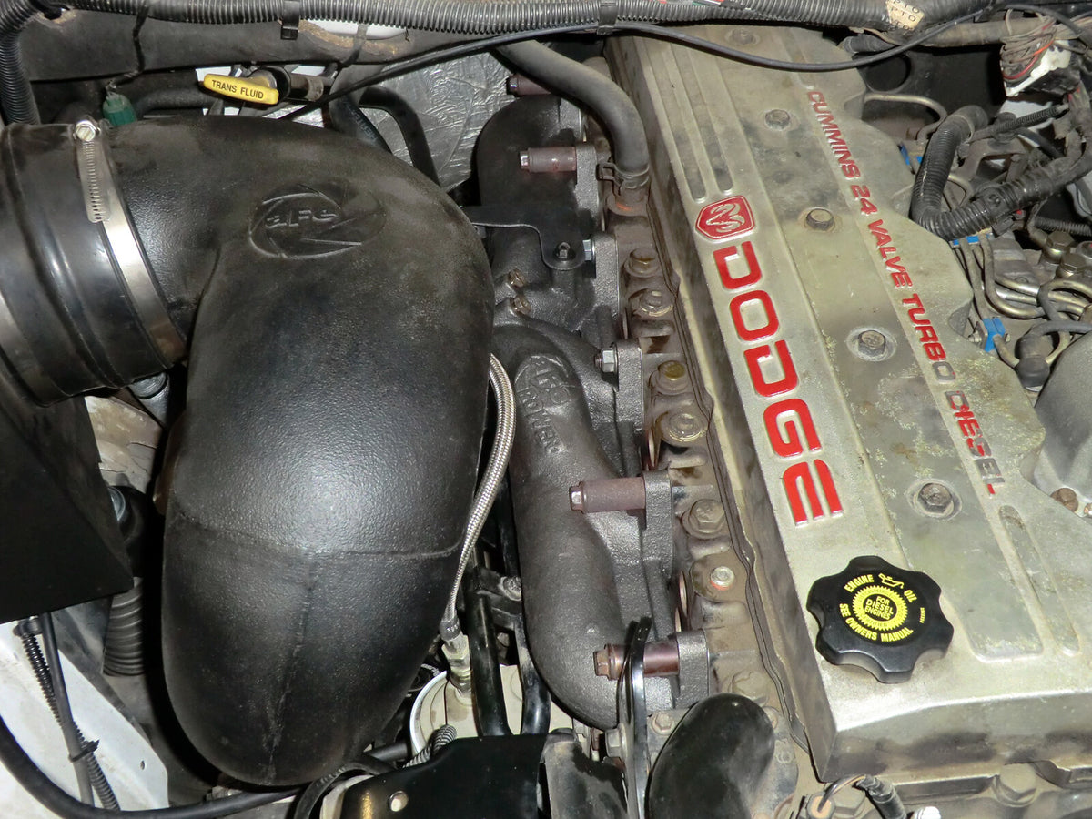 BladeRunner Ductile Iron Exhaust Manifold Dodge Diesel Trucks 98.5-02 L6-5.9L (td) aFe Power-7
