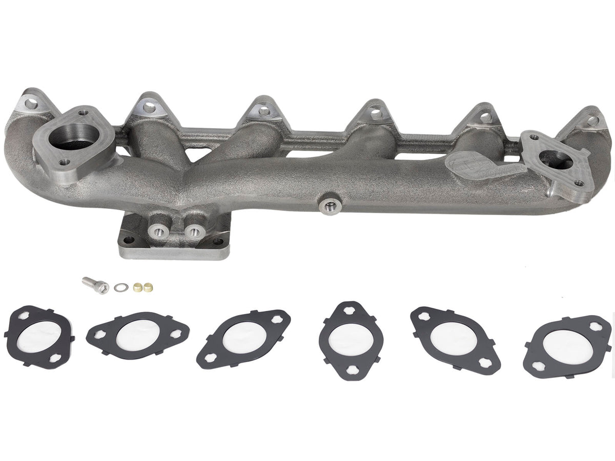 BladeRunner Ported Ductile Iron Exhaust Manifold Dodge/Ram Diesel Trucks 07.5-18 L6-6.7L (td) aFe Power-6
