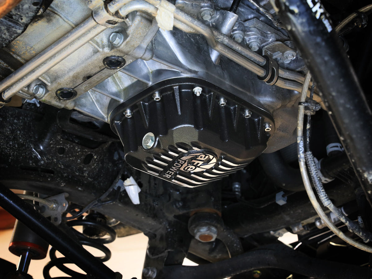 Pro Series Engine Oil Pan Black w/ Machined Fins Jeep Wrangler (Jl)/Gladiator (Jt) 18-26 V6-3.6L aFe Power-6