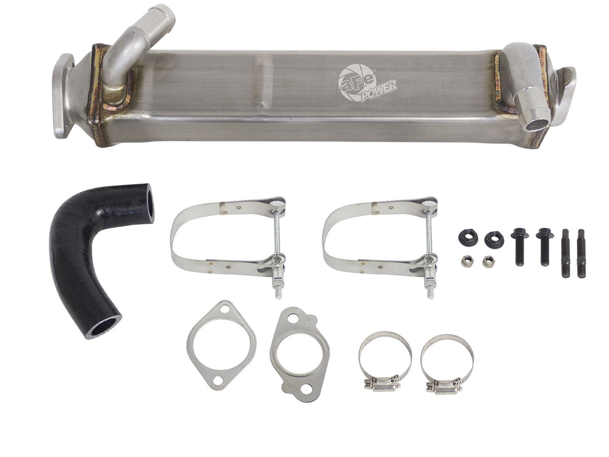 BladeRunner EGR Cooler Horizontal Ford Diesel Trucks 08-10 V8-6.4L (td) aFe Power-4