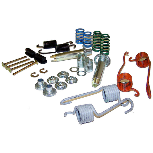Rear Drum Brake Hardware Kit for 1974-1991 Jeep SJ, J-10 w/ 11 Inch x 2 Inch Rear Brakes Crown Automotive-1