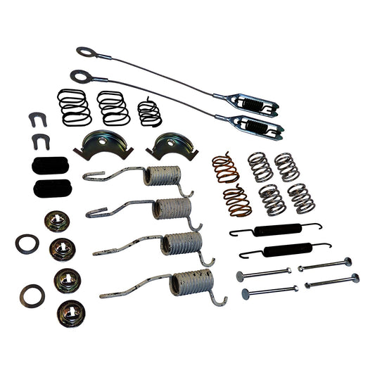 Rear Drum Brake Hardware Kit for 90-06 Jeep YJ, TJ, XJ, MJ, w/ 9 Inch Brakes Crown Automotive-1