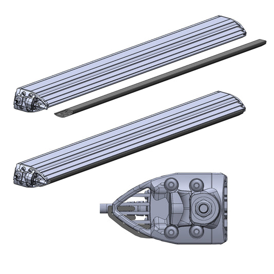 2021+ Ford Bronco Roof Rack Mount Kit Rigid Industries-1