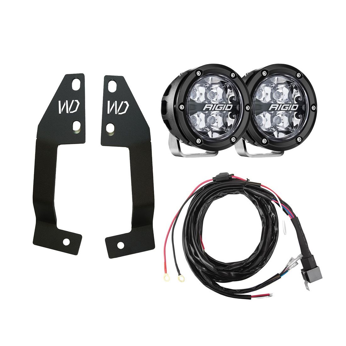 25-Present 4Runner 4.0 Inch 360 A-Pillar Kit Rigid Industries
