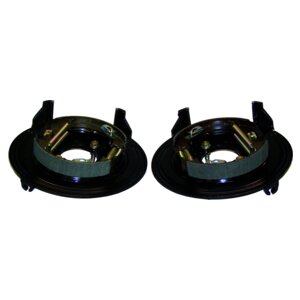 Backing Plate Set for 93-98 Jeep ZJ Gr. Cherokee w/ D35 Rear Axle w/ Disc Brakes Crown Automotive-2
