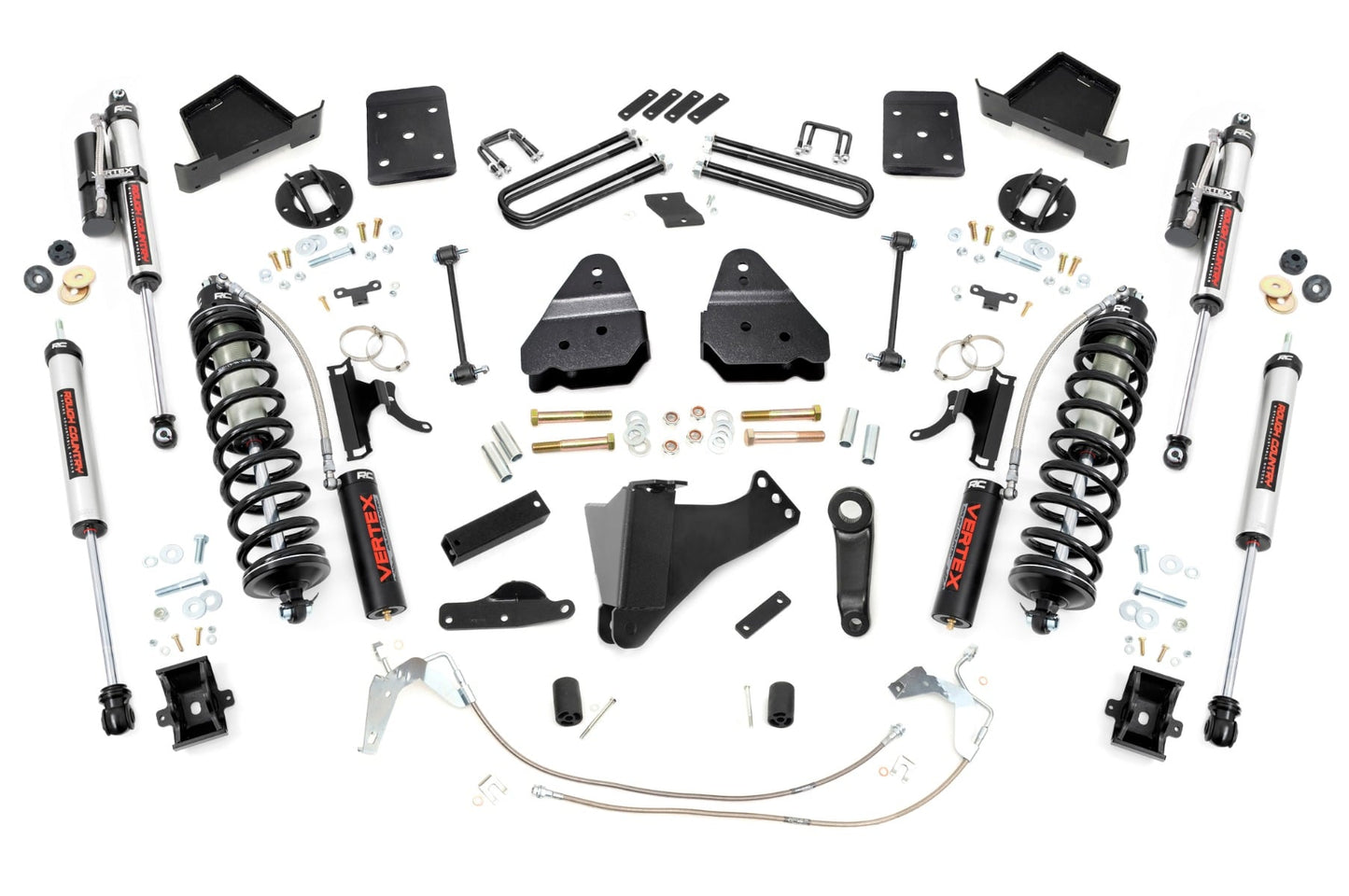 4.5 Inch Lift Kit W/O Overloads C/O Vertex Ford F-250/F-350 Super Duty (08-10) Rough Country