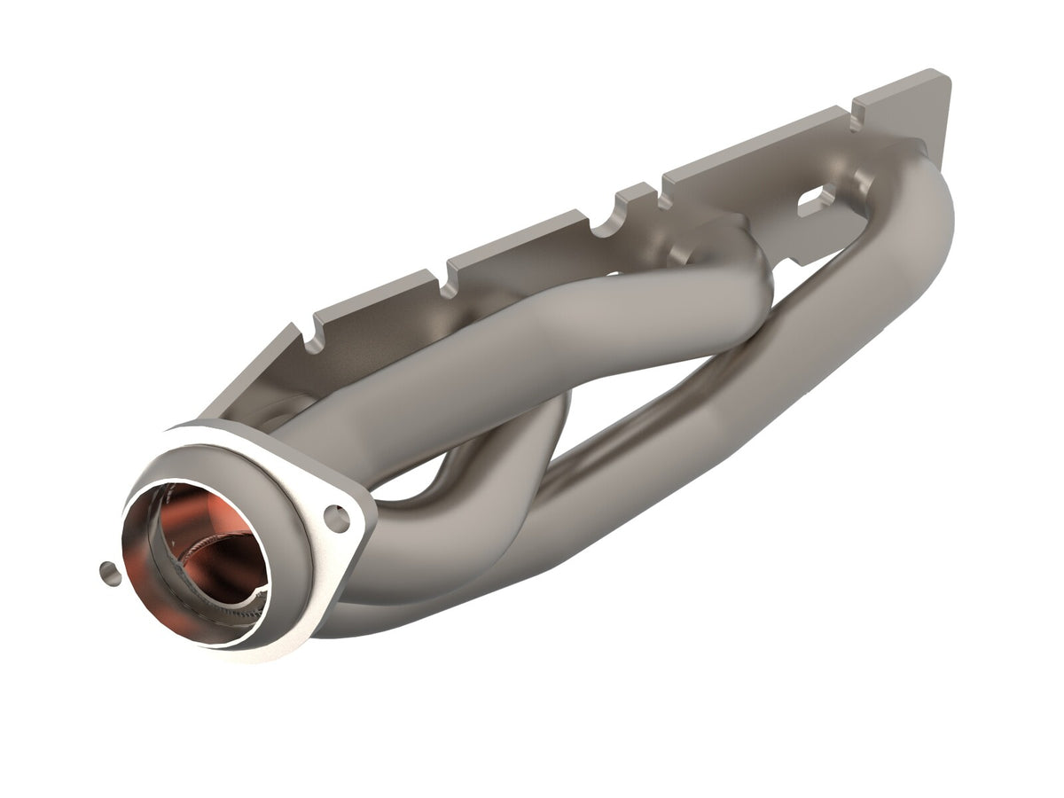 Twisted Steel 304 Stainless Steel Short Tube Header w/ Titanium Coat Finish Jeep Grand Cherokee (WK2) 11-21/ Dodge Durango 11-26 V8-5.7L Hemi aFe Power-3