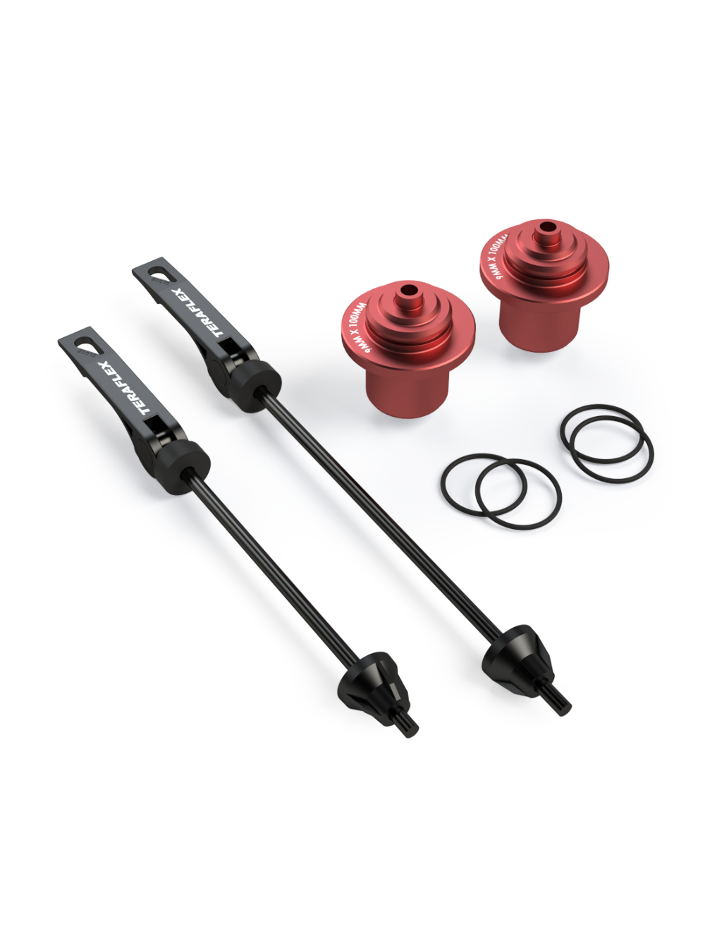 Jeep Gladiator JT Uinta Bike Mount Quick Release Spacer Kit 9mm x 100/135 TeraFlex