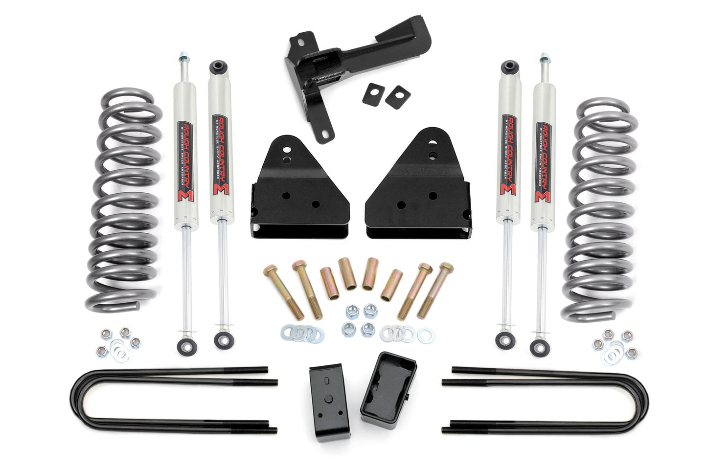 3 Inch Lift Kit FR Springs M1 Ford F-250/F-350 Super Duty 4WD (05-07) Rough Country