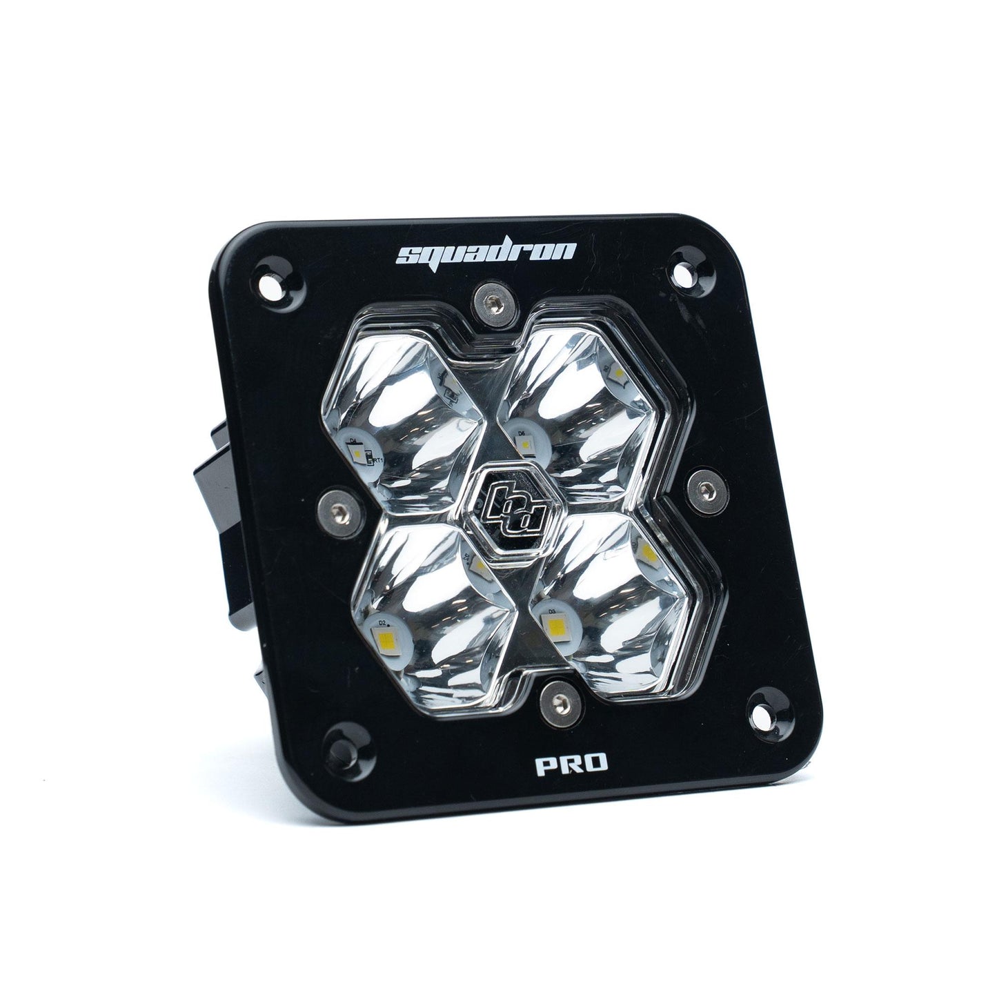 Squadron 2.0 Pro Black Flush Mount LED Auxiliary Light Pod Universal Clear Baja Designs-3