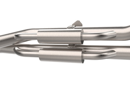 Vulcan Series 3 Inch 304 Stainless Steel Cat-Back Exhaust System w/ Tip Ford Ranger Raptor 24-26 V6-3.0L (tt) aFe Power-1