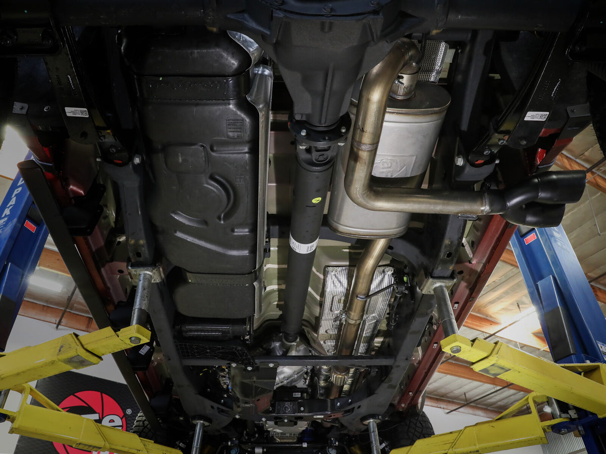 Rebel Series 3 Inch 304 Stainless Steel Cat-Back Exhaust System w/ Tip GM Colorado/Canyon 23-26 L4-2.7L (t) aFe Power-9