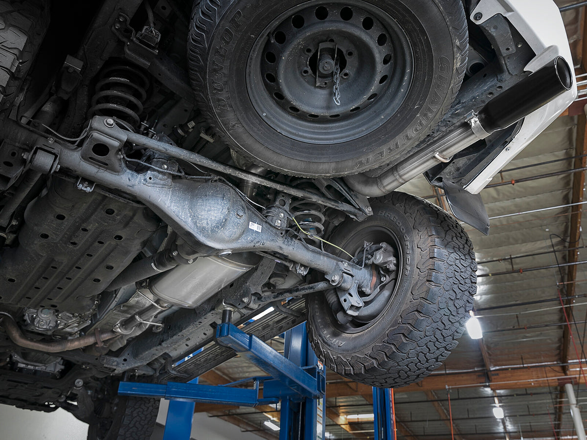 Mach Force-Xp 2-1/2 Inch 304 Stainless Steel Cat-Back Exhaust System w/ Tip Toyota 4Runner 10-24 V6-4.0L aFe Power-5