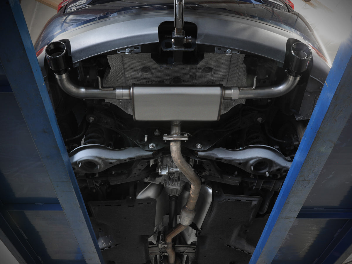 Takeda 2-1/2 Inch 304 Stainless Steel Axle-Back Exhaust System w/ Tip Mazda Cx-5 17-25 L4-2.5/2.5L (t) aFe Power-9