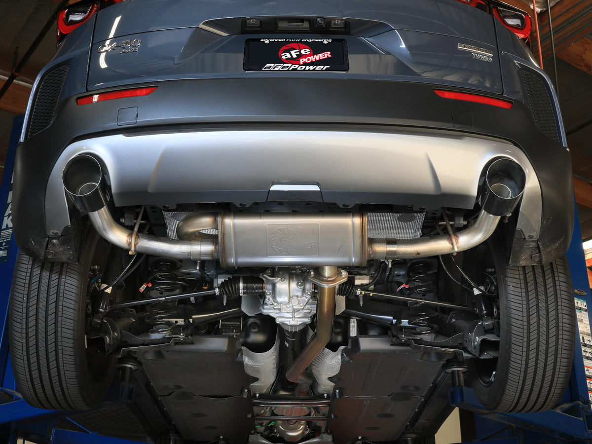 Takeda 2-1/2 Inch 304 Stainless Steel Axle-Back Exhaust System w/ Tip Mazda Cx-50 23-26 L4-2.5L/2.5L (t) aFe Power-13