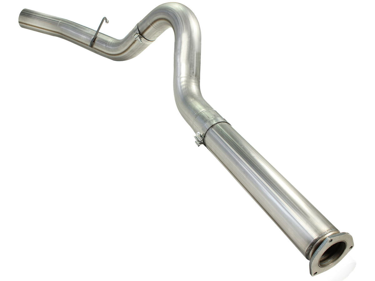 Large Bore-HD 5 Inch 409 Stainless Steel Dpf-Back Exhaust System Ford Diesel Trucks 11-14 V8-6.7L (td) aFe Power-2
