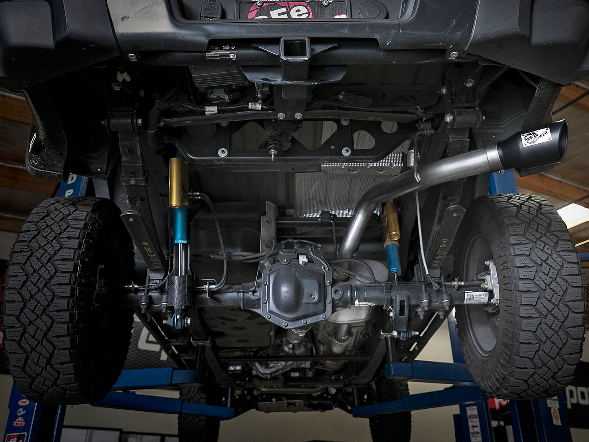 Mach Force-Xp 3 Inch 409 Stainless Steel Cat-Back Exhaust System w/ Tip GM Colorado/Canyon 15-22 L4-2.5L/15-16 V6-3.6L aFe Power-19