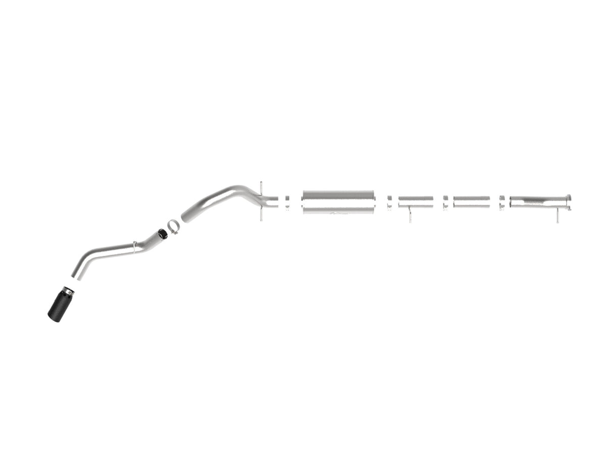 Apollo GT Series 4 Inch 409 Stainless Steel Cat-Back Exhaust System w/ Tip GM 2500/3500HD 20-26 V8-6.6L L8T 149.4-159 Inch Wheelbase aFe Power-3