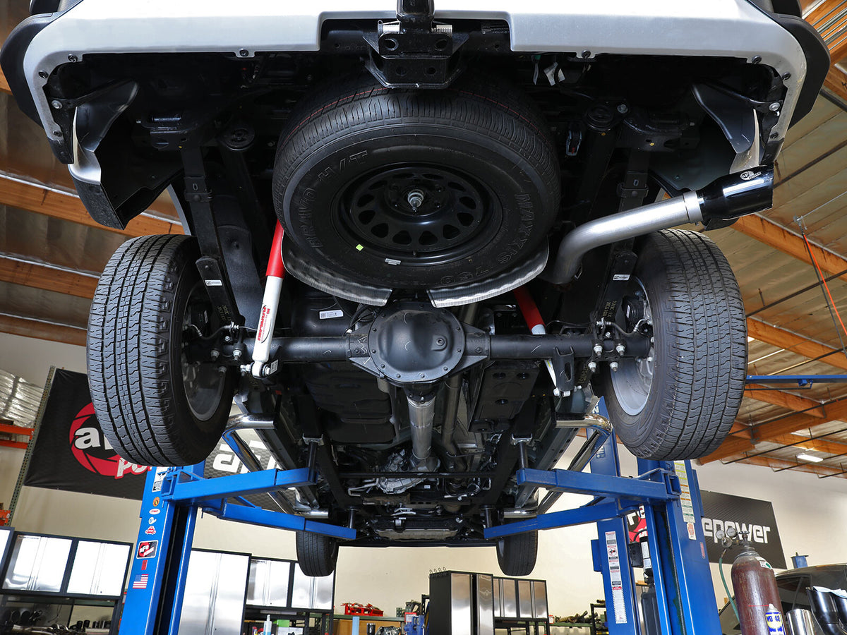Large Bore-HD 3 Inch 409 Stainless Steel Dpf-Back Exhaust System w/ Tip GM Trucks 20-22 L6-3.0L (td) LM2 aFe Power-13