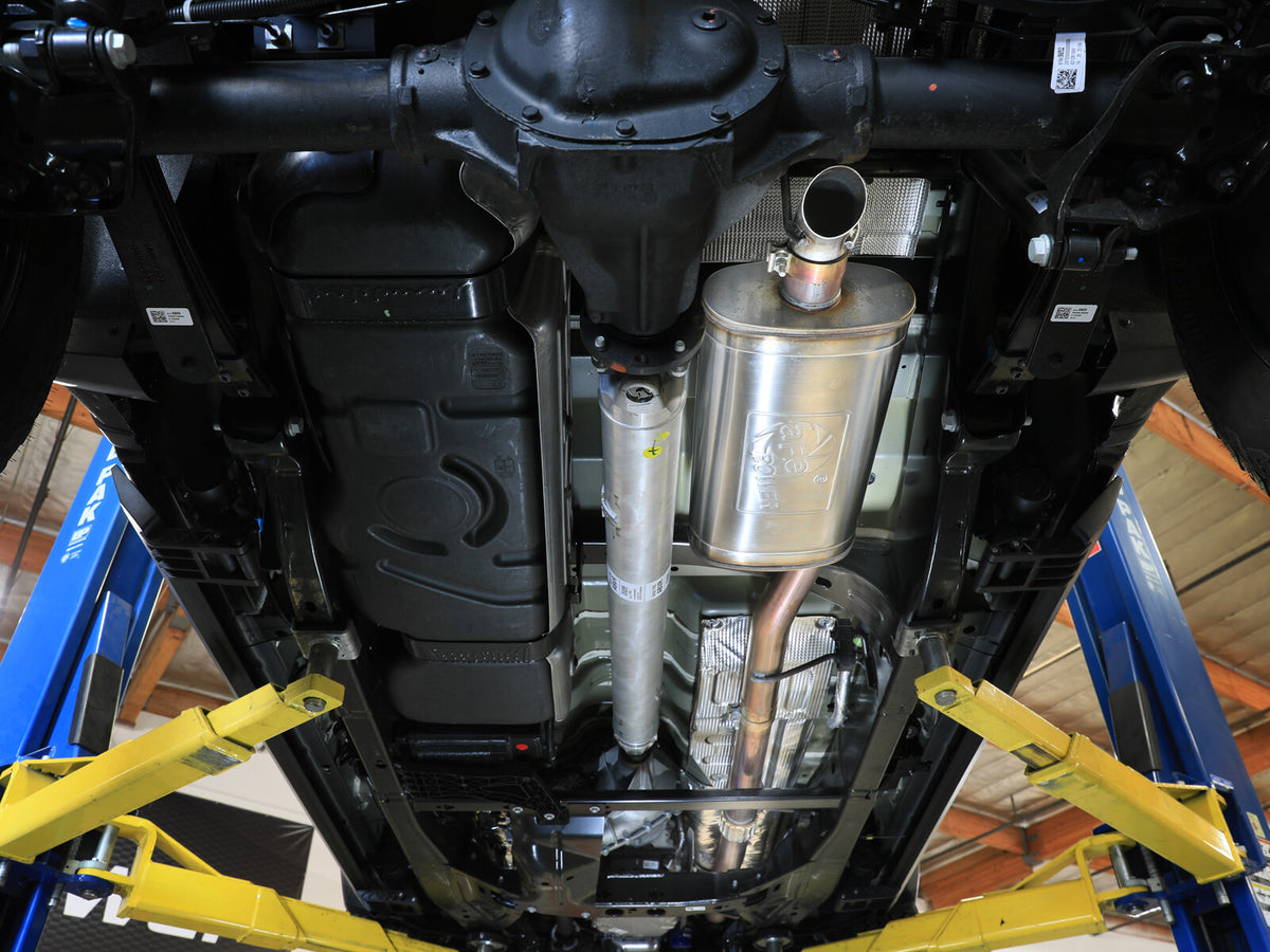 Rock Basher 3 Inch 409 Stainless Steel Cat-Back Hi-Tuck Exhaust System GM Canyon/Colorado 23-26 L4-2.7L (t) aFe Power-5