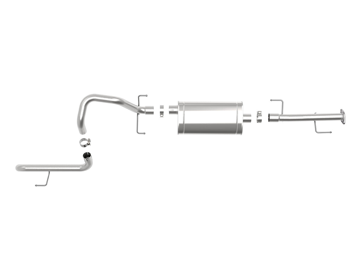 Mach Force-Xp 2-1/2 Inch 409 Stainless Steel Cat-Back Hi-Tuck Exhaust System Toyota 4Runner 10-23 V6-4.0L aFe Power-1