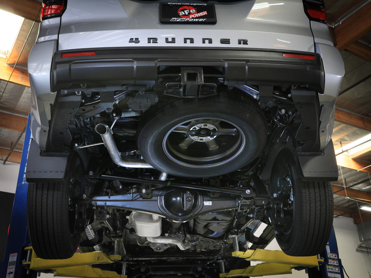 Apollo GT Series 2-1/2 Inch 409 Stainless Steel Cat-Back Hi-Tuck Exhaust System Toyota 4Runner 25-26 L4-2.4L (t) aFe Power-4