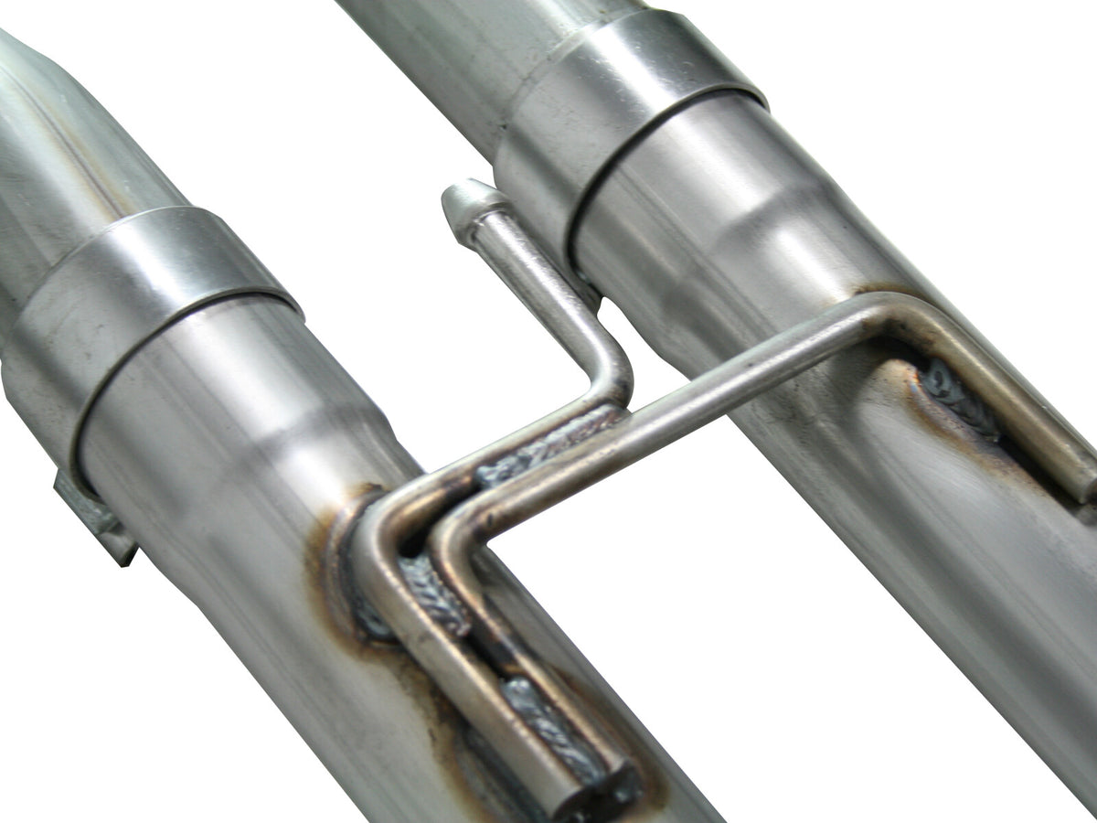 Mach Force-Xp 2-1/2 Inch to 3 Inch 409 Stainless Steel Cat-Back Exhaust w/ Tip Nissan Titan 04-15 V8-5.6L aFe Power-7