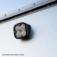 Flush Mount LED Light Pod Angled Black Clear Lens Work/Scene Pattern Squadron Pro Baja Designs-1
