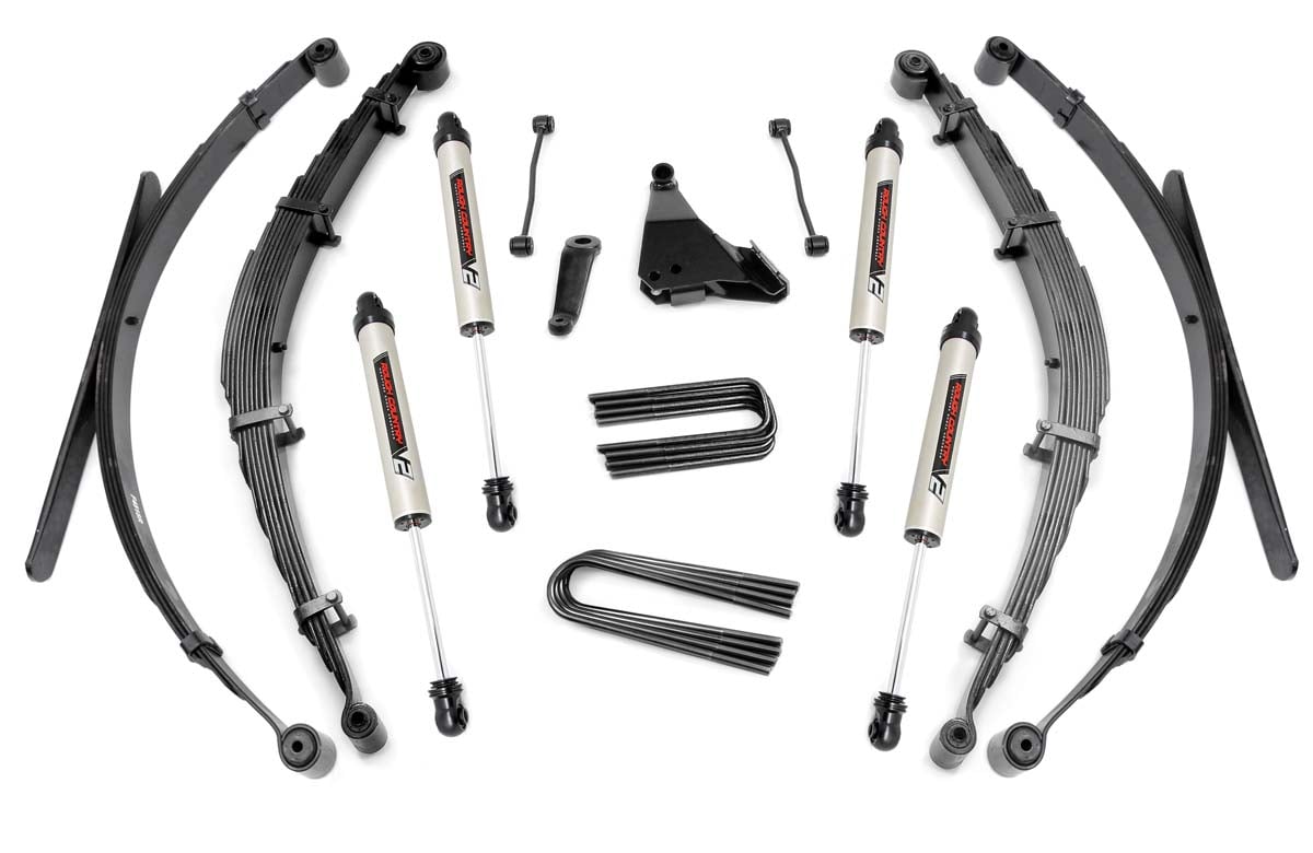 6 Inch Lift Kit | Rear Springs | V2 | Ford F-250/F-350 Super Duty 4WD (1999) Rough Country