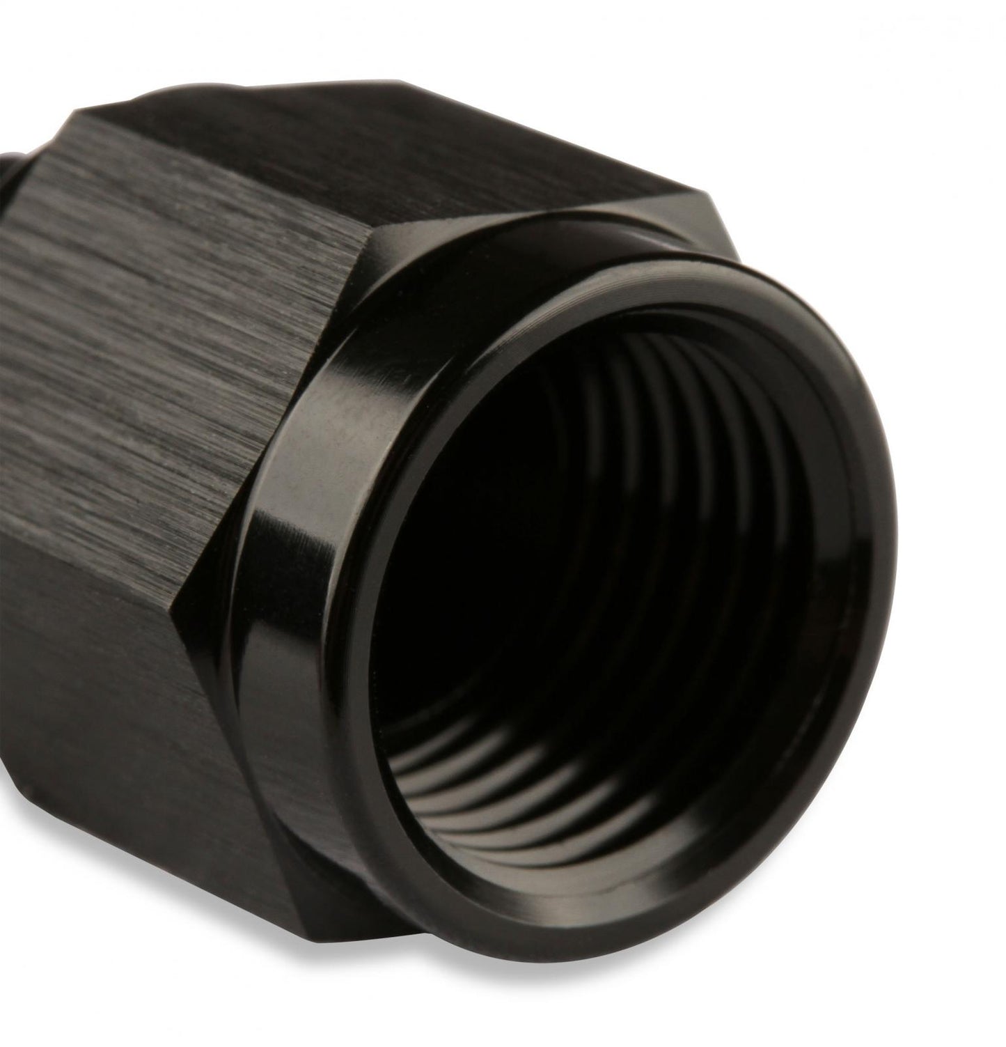 Fuel Hose Fitting -6 AN Caps (2) Black AN Cap 6061 Aluminum Construction Mr Gasket-2