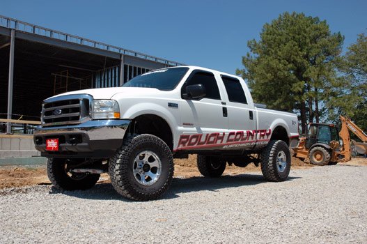 Rough Country 4 Inch Suspension Lift Kit V2 Monotube Shocks 99 Ford F-250/F-350 Super Duty Rough Country