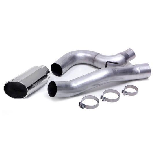Monster Exhaust System 5-inch Single S/S-Chrome Tip CCSB for 13-18 Ram 2500/3500 Cummins 6.7L Banks Power-1
