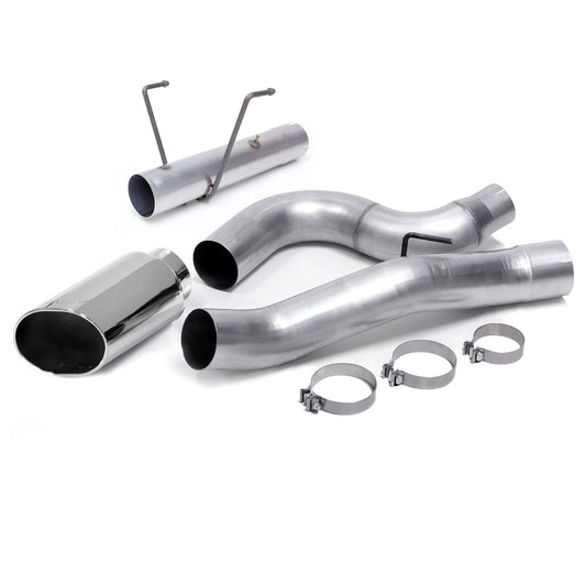 Monster Exhaust System 5-inch Single Exit Chrome SideKick Tip for 13-18 Ram 2500/3500 6.7L Cummins CCLB Banks Power-1