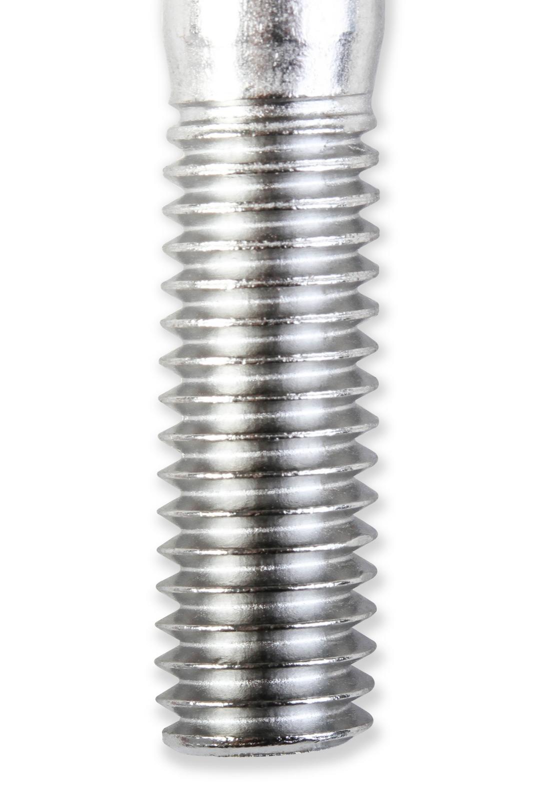 Water Pump Bolts Chrome Fits 1969-2002 Chevrolet 262-400 Small Block & 1969-1990 396-454 Big Block with Long Water Pump Mr Gasket-2