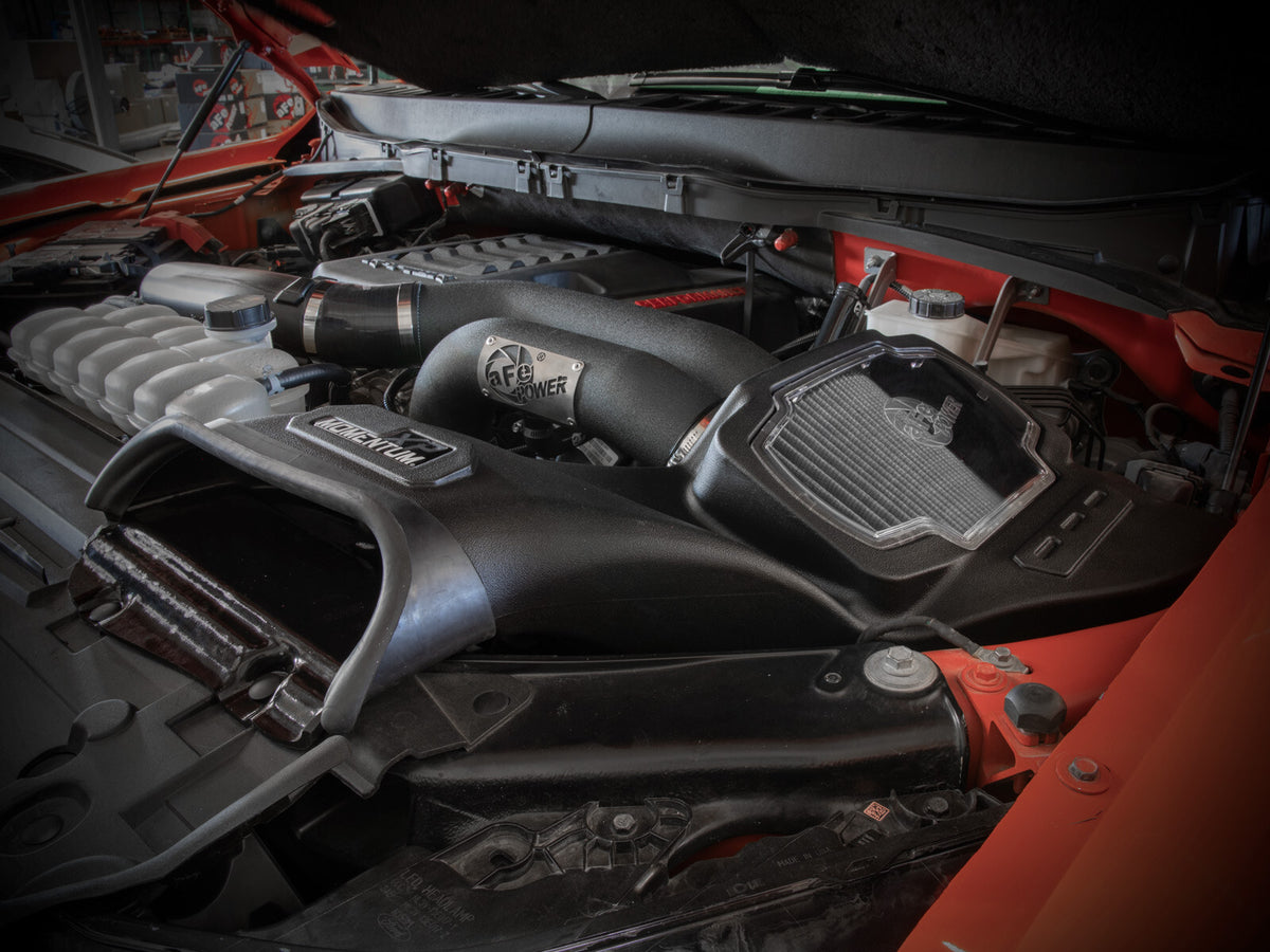 Momentum Xp Cold Air Intake System w/ Pro Dry S Filter Ford F-150 Raptor 21-26 V6-3.5L (tt) aFe Power-6