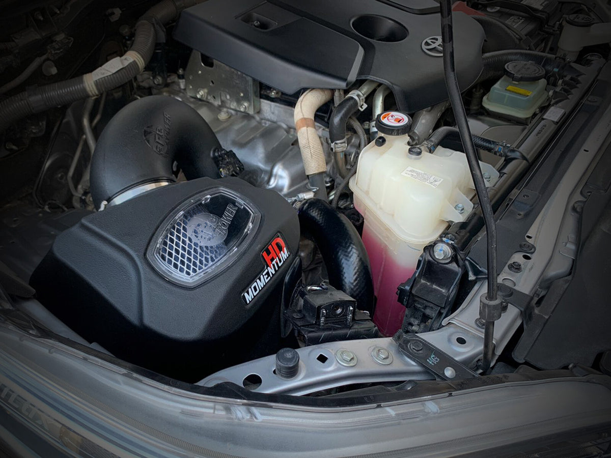 Momentum HD Cold Air Intake System w/ Pro 10R Filter Toyota Hilux 15-26 L4-2.4/2.8L (td) aFe Power-6