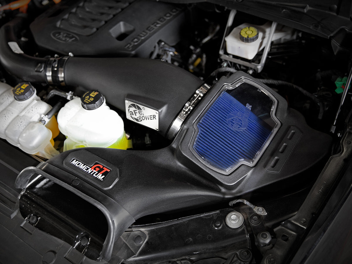 Momentum GT Cold Air Intake System w/ Pro 5R Filter Ford F-150 21-26 V6-3.5L (tt) PowerBoost aFe Power-6