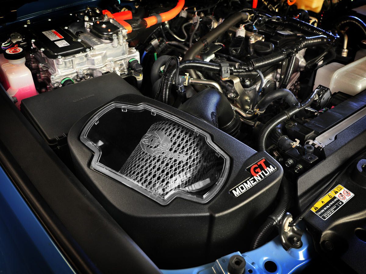 Momentum GT Cold Air Intake System w/ Pro Dry S Filter Toyota Land Cruiser (J250) 24-26 L4-2.4L (t) aFe Power-5